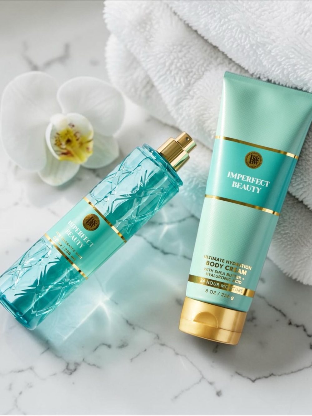 NWT Hydrating Imperfect Beauty Body Cream & Fragrance Set